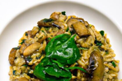 Savory Mushroom & Spinach Orzo: A Flavorful Delight