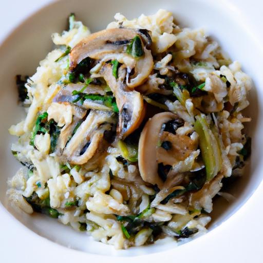 Savory Mushroom & Spinach Orzo: A Flavorful Delight