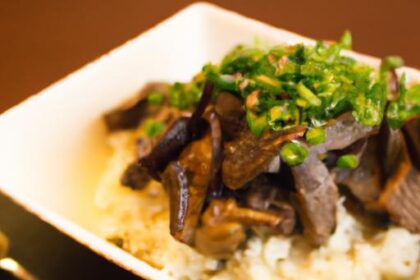 Savor the Flavor: Crafting the Perfect Beef Mushroom Rice Bowl