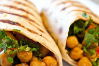 Flavor-Packed Spicy Chickpea Wrap: A Zesty Healthy Twist