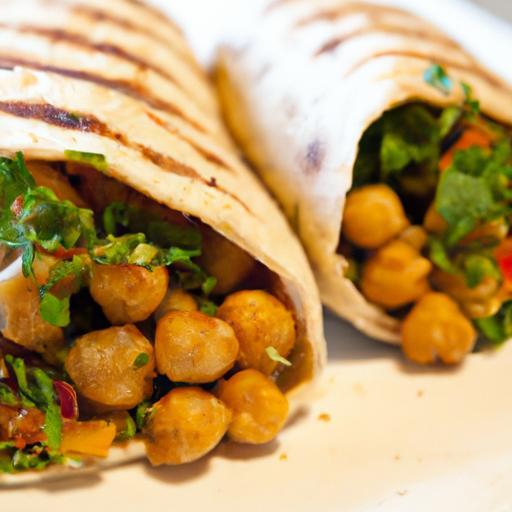 Flavor-Packed Spicy Chickpea Wrap: A Zesty Healthy Twist