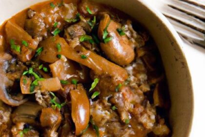 Hearty Mushroom and Barley Stew: A Comforting Classic