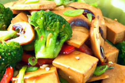 Wholesome No-Oil Tofu Stir-Fry: Fresh Veggies Delight
