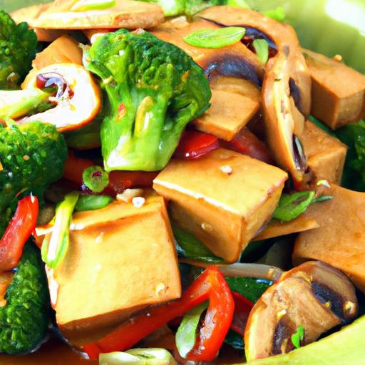 Wholesome No-Oil Tofu Stir-Fry: Fresh Veggies Delight