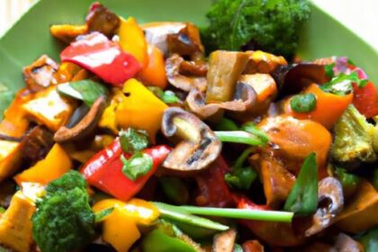 Flavorful Vegetable & Tempeh Stir-Fry: A Nutritious Delight