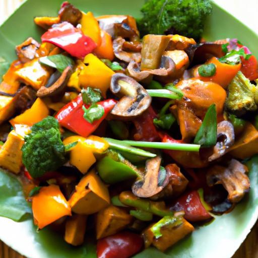 Flavorful Vegetable & Tempeh Stir-Fry: A Nutritious Delight