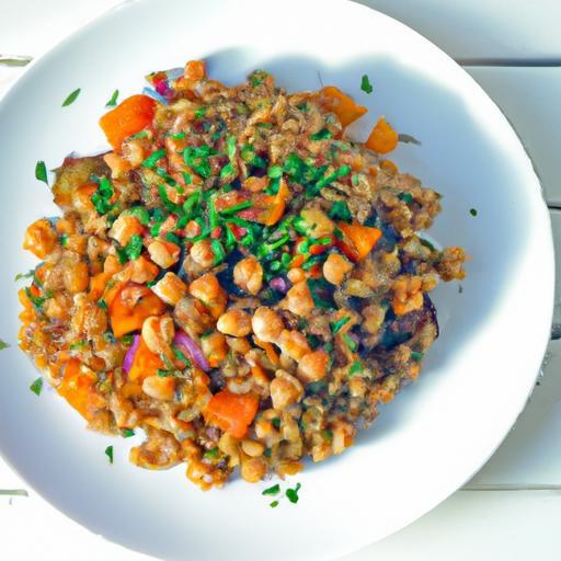 Wholesome Farro and Chickpea Pilaf: A Nutritious Delight