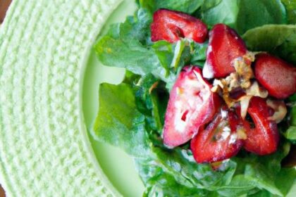 Fresh & Vibrant: The Perfect Spinach and Strawberry Salad