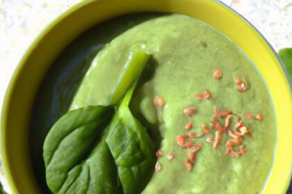 Power-Packed Avocado & Spinach Smoothie: Nutritious Blend