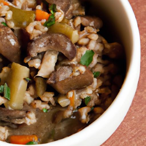 Hearty Mushroom and Barley Stew: A comforting Classic