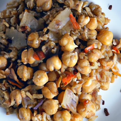 Wholesome Farro ⁣and Chickpea Pilaf: A Nutritious Delight
