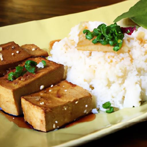 Savor the Flavor: Teriyaki Tofu with perfectly Steamed Rice