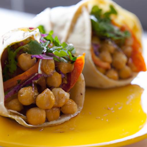 Flavor-Packed Spicy Chickpea Wrap: A ⁢Zesty ⁣Healthy Twist
