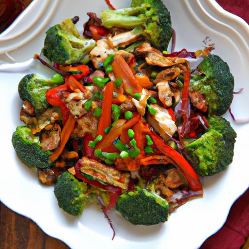 Flavorful Vegetable & Tempeh Stir-Fry: A Nutritious Delight