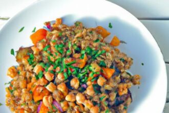 Wholesome Farro and Chickpea Pilaf: A Nutritious Delight