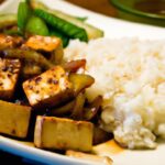 Savor Teriyaki Tofu with Rice: A Flavorful Vegan Delight