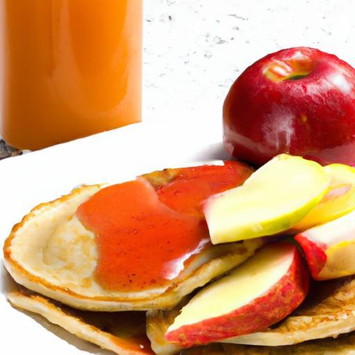 Wholesome Whole Wheat Pancakes with Sweet Applesauce Twist
