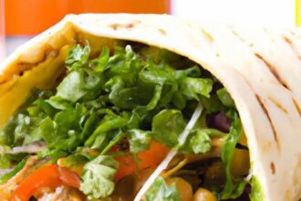 Wrap It Up: Flavor-Packed Spicy Chickpea Delight Inside