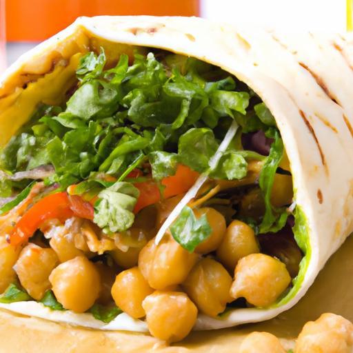 Wrap It Up: Flavor-Packed Spicy Chickpea Delight Inside