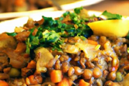 Hearty Lentil & Brown Rice Casserole: Nutritious Comfort Food