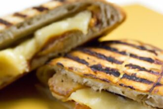 Melty Eggplant & Cheese Panini: A Savory Delight Inside