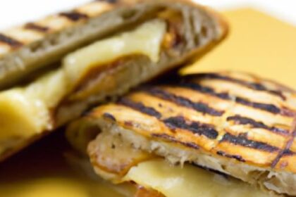 Melty Eggplant & Cheese Panini: A Savory Delight Inside