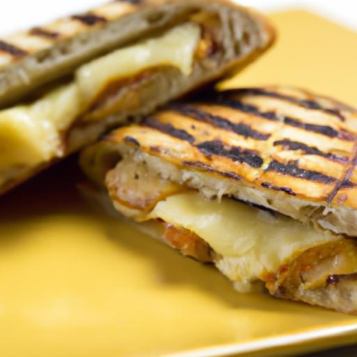 Melty Eggplant & Cheese Panini: A Savory Delight Inside