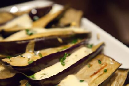 Roasted Eggplant with Tahini: A Creamy Middle Eastern Delight