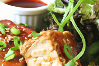 Savory Baked Tofu with Homemade Teriyaki Glaze Delight