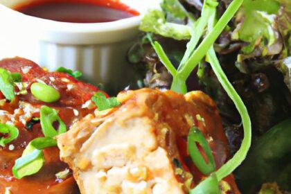 Savory Baked Tofu with Homemade Teriyaki Glaze Delight