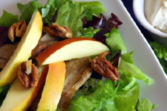 Crunchy Delight: Apple & Walnut Chicken Salad Recipe