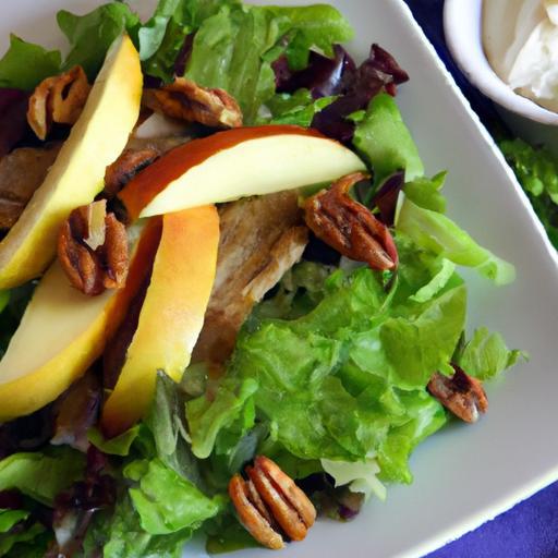 Crunchy Delight: Apple & Walnut Chicken Salad Recipe