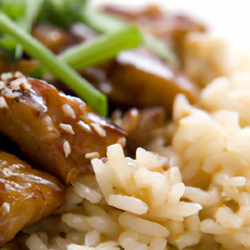 Savory Chicken and Rice with Homemade Teriyaki Sauce Delight