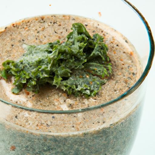 Energize Your Day: Green Fiber Smoothie with Kale & Flaxseeds
