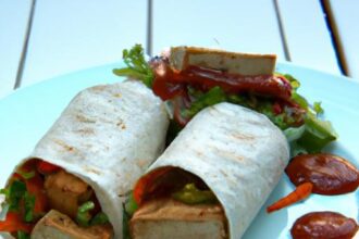 Fiery Sriracha Tofu Wraps: A Flavor-Packed Delight