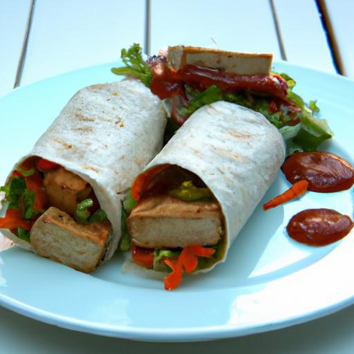 Fiery Sriracha Tofu Wraps: A Flavor-Packed Delight