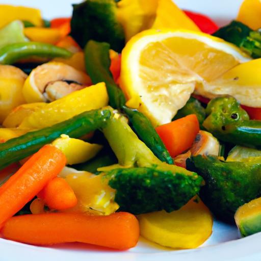 Zesty Steamed Vegetables: Brighten Your Meal with Lemon Juice