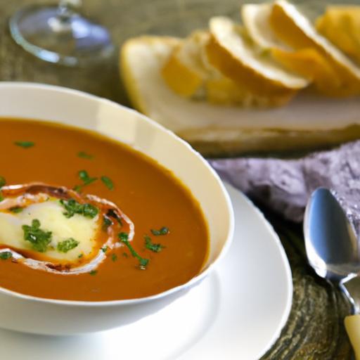 Creamy Roasted Red Pepper & Gouda Soup: A Savory Delight