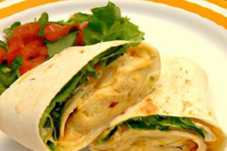 Melted Magic: Crafting Perfect Cheesy Garlic Chicken Wraps