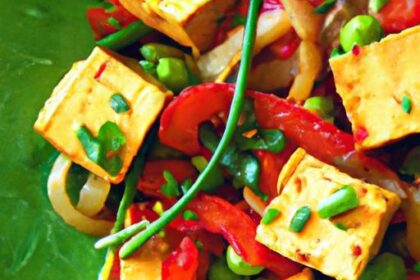 Morning Boost: Colorful Scrambled Tofu with Fresh Veggies