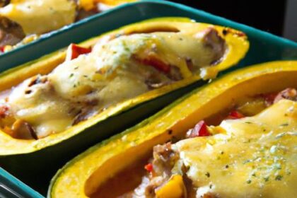 Spaghetti Squash Lasagna Boats: A Low-Carb Comfort Twist