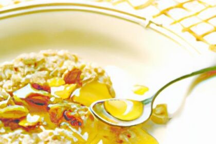 Sweet & Quick: Microwave Oatmeal with Honey Delight