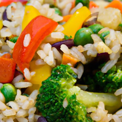 Colorful Veggie Stir-Fry Delight with Nutty ⁢Brown ⁤Rice