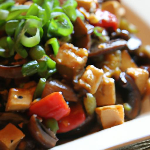 Savor the Harmony: Tofu and Mushroom Stir-Fry Delight