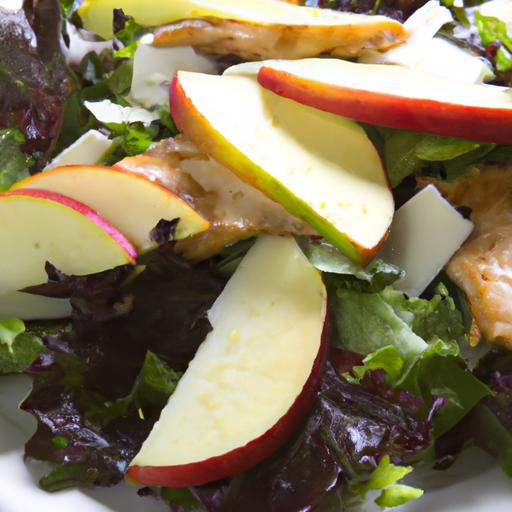 Crunchy⁣ Delight: Apple & Walnut Chicken Salad Recipe