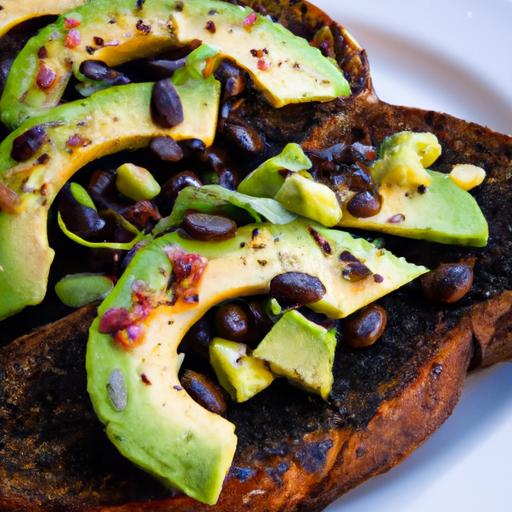 black Bean & Avocado Toast: A Nutritious Twist to Tradition