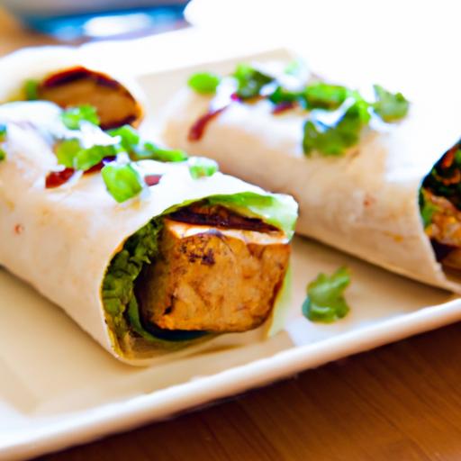 Fiery Sriracha Tofu Wraps: ⁤A‍ Flavor-Packed Delight