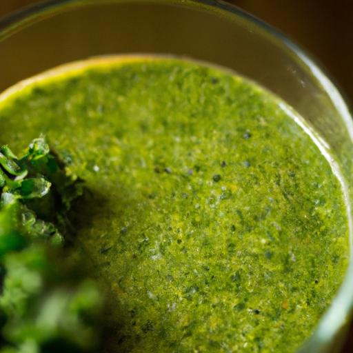 Energize Your Day: Green Fiber Smoothie with Kale & flaxseeds