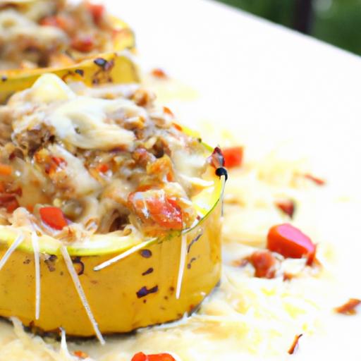 Spaghetti Squash Lasagna Boats: A Low-Carb Comfort Twist