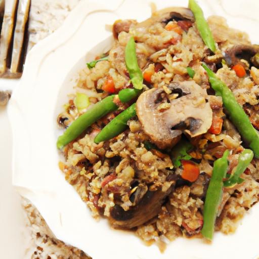 Hearty Barley and Mushroom Pilaf: A Nutritious Delight